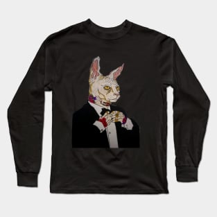 Evil Cat Long Sleeve T-Shirt